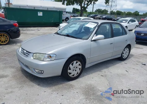 2001 Toyota Corolla S from USA, damaged, VIN 1NXBR12E61Z549088